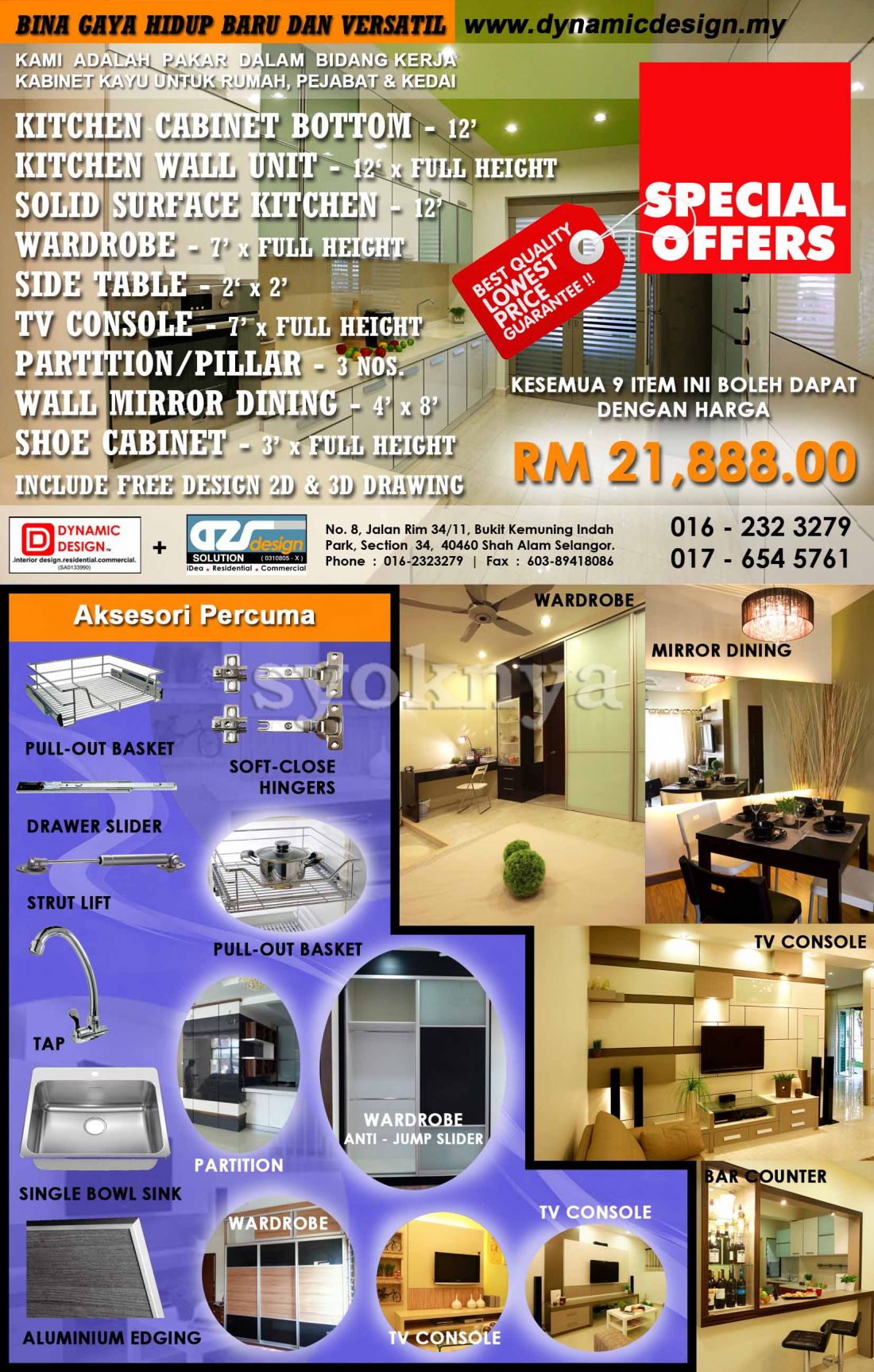 Membekal Dan Memasang Kabinet Dapur Dalaman 6