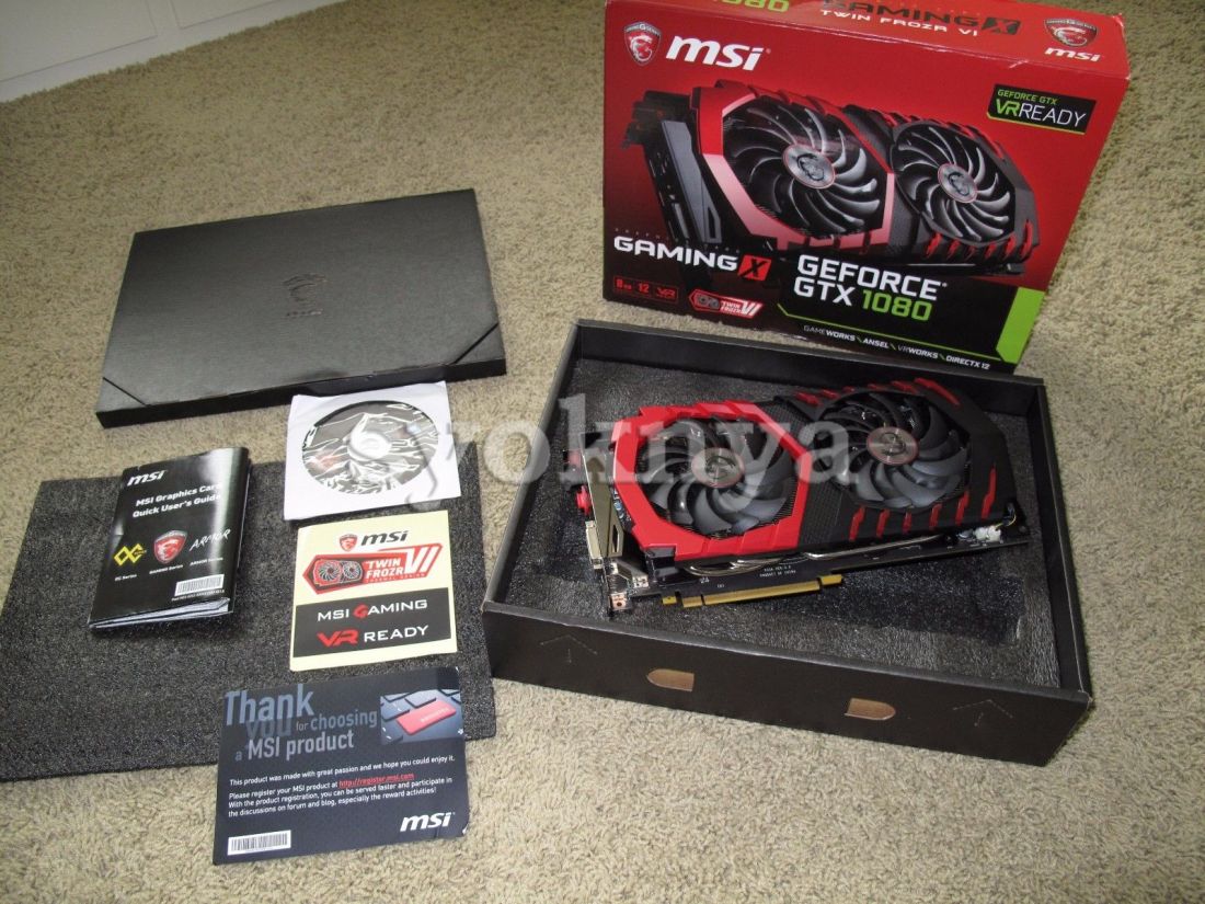 sell msi geforce gtx 1080 directx 12 gtx 1080 gaming x 8g 256 bit